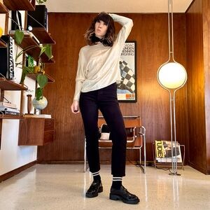 Silk Gusset Long Sleeve Blouse